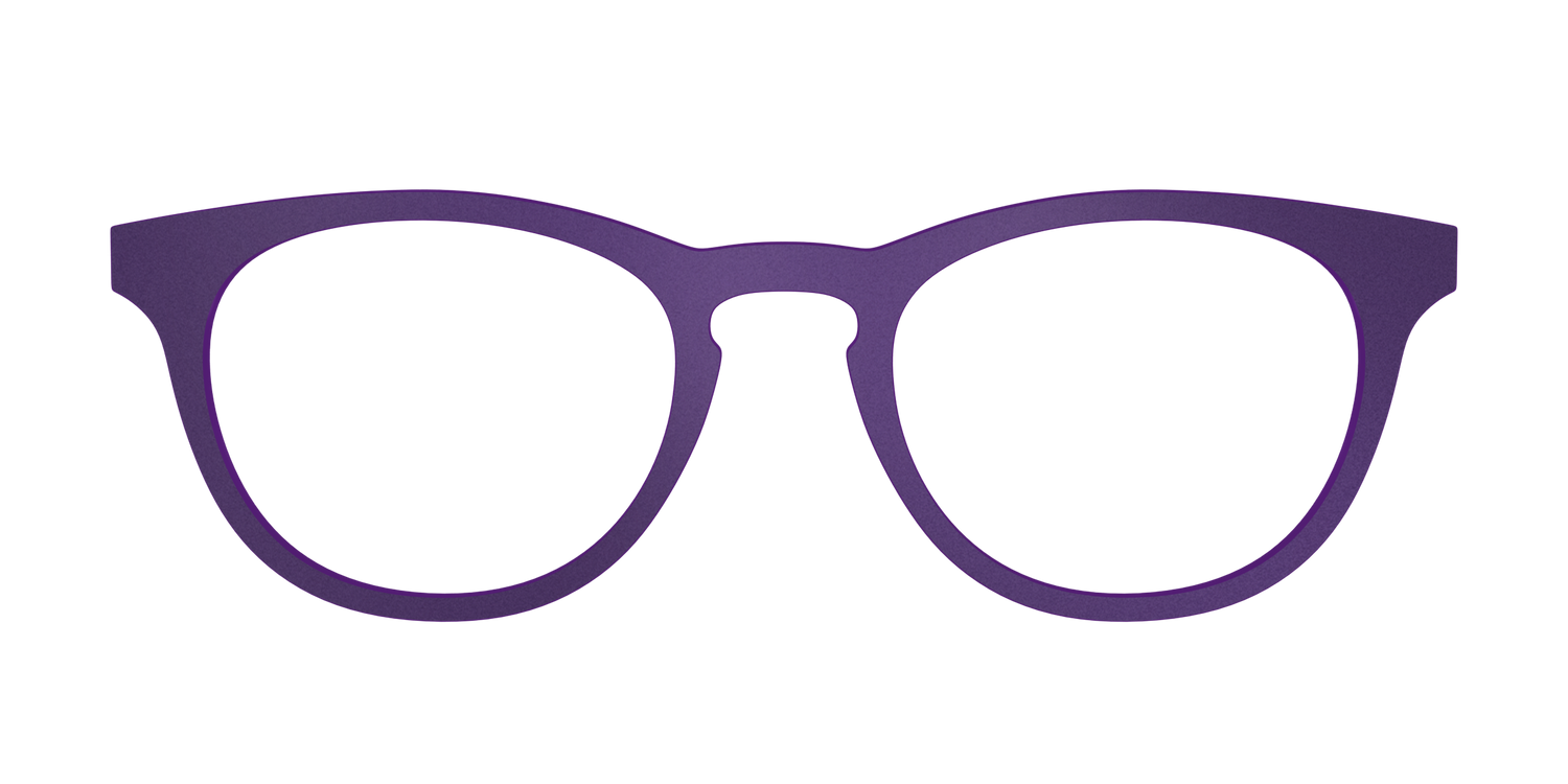 The Matte Eggplant - Front Top Image - Pair Eyewear