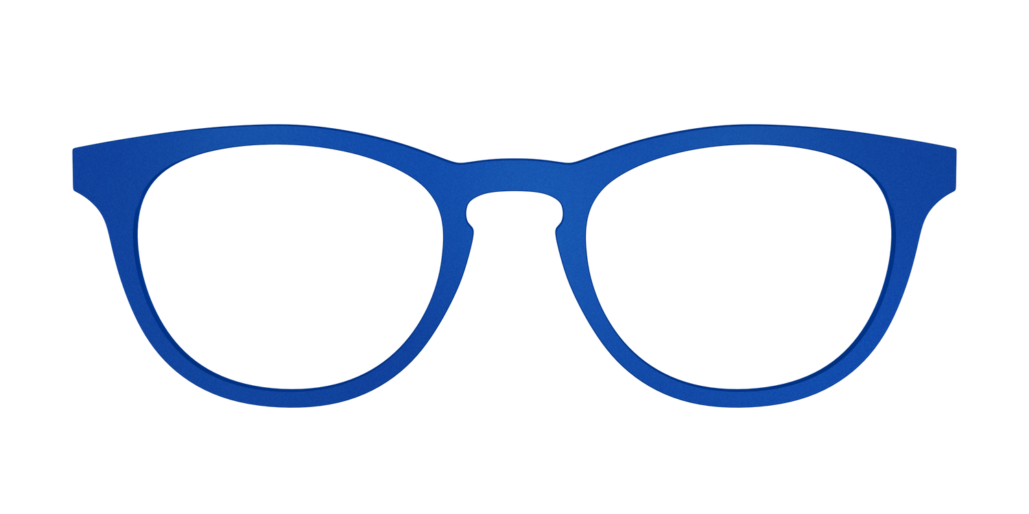 The Matte Indigo - Front Top Image - Pair Eyewear