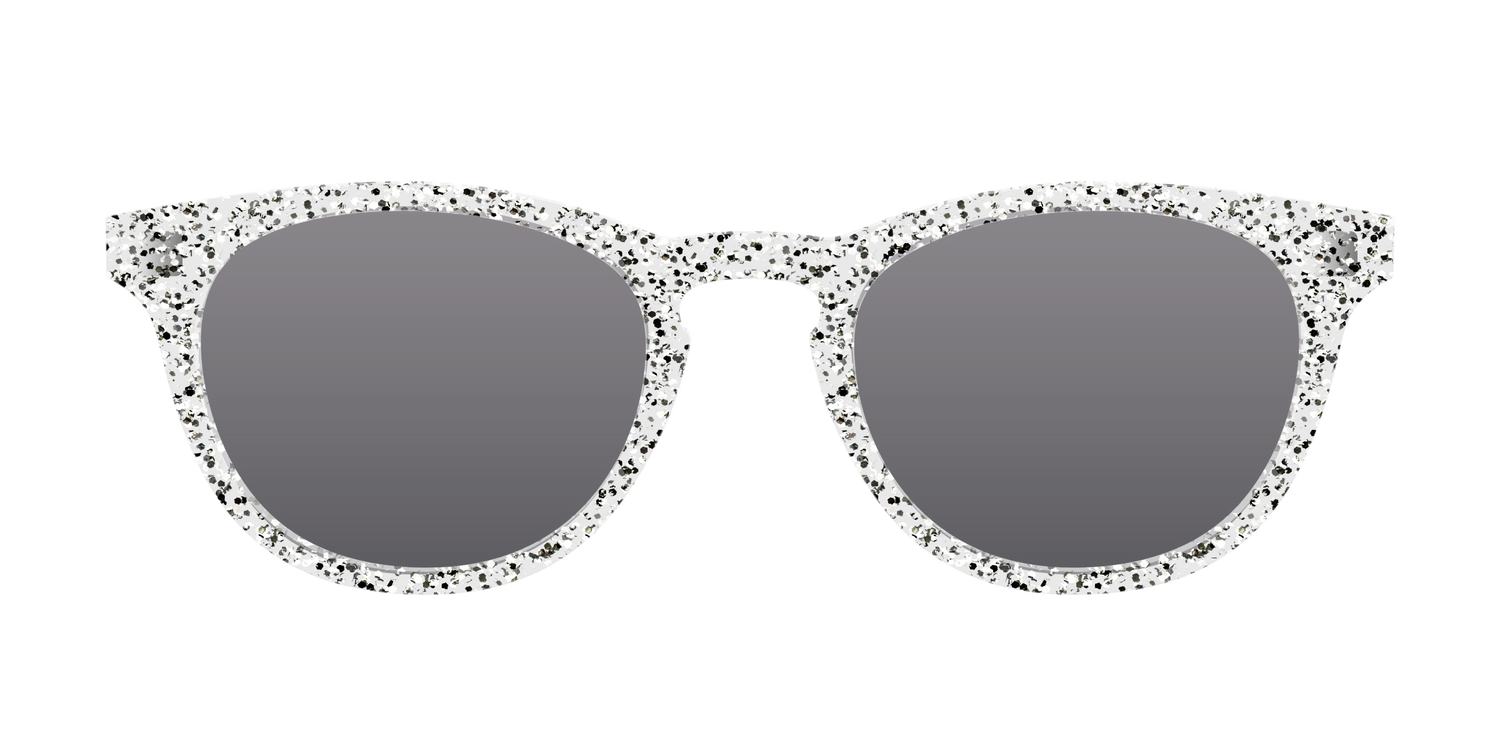 The Polarized Silver Sparkle Sun Top - Front Top Image - Pair Eyewear