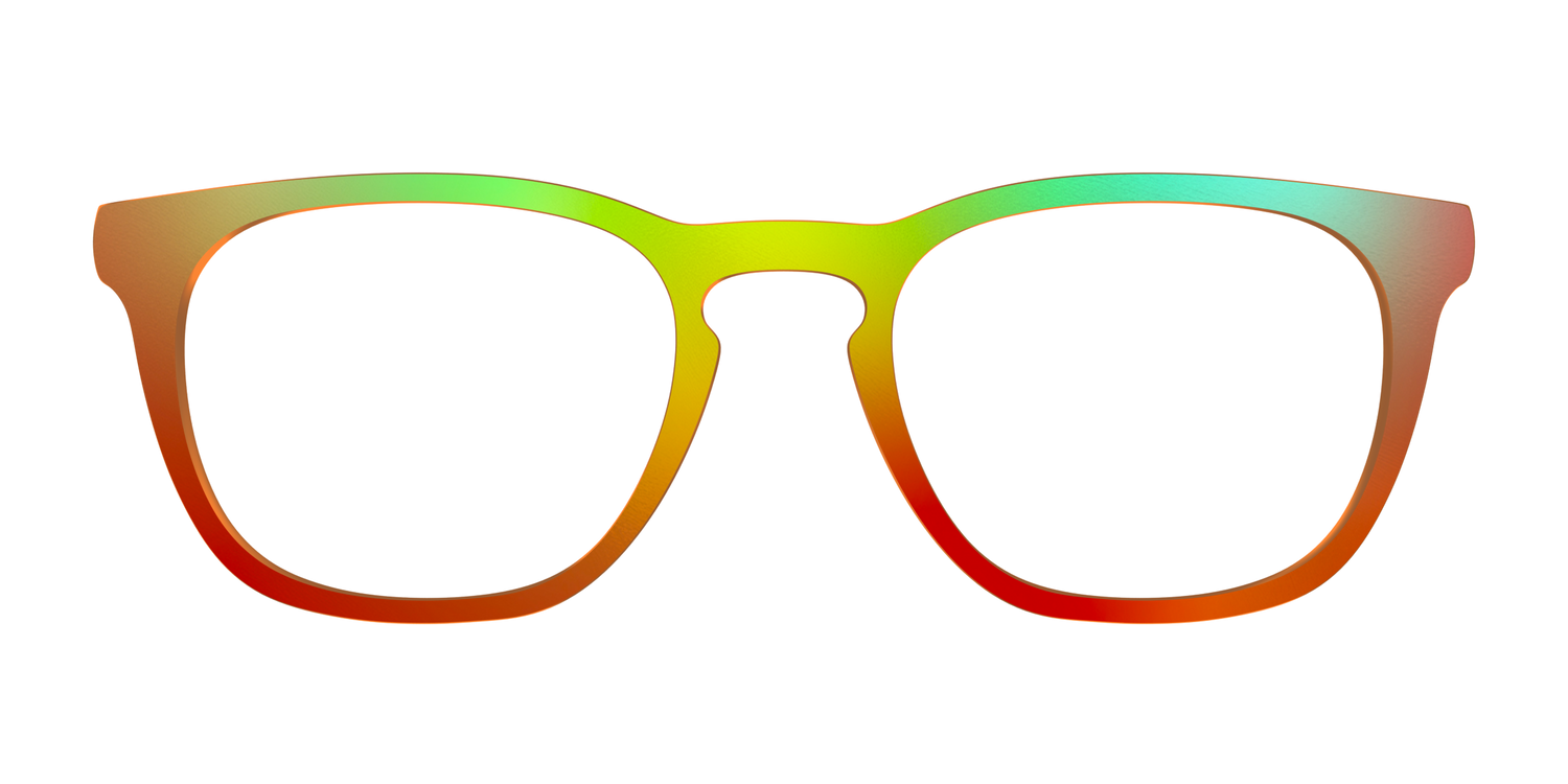 The Apricot Ombre - Front Top Image - Pair Eyewear