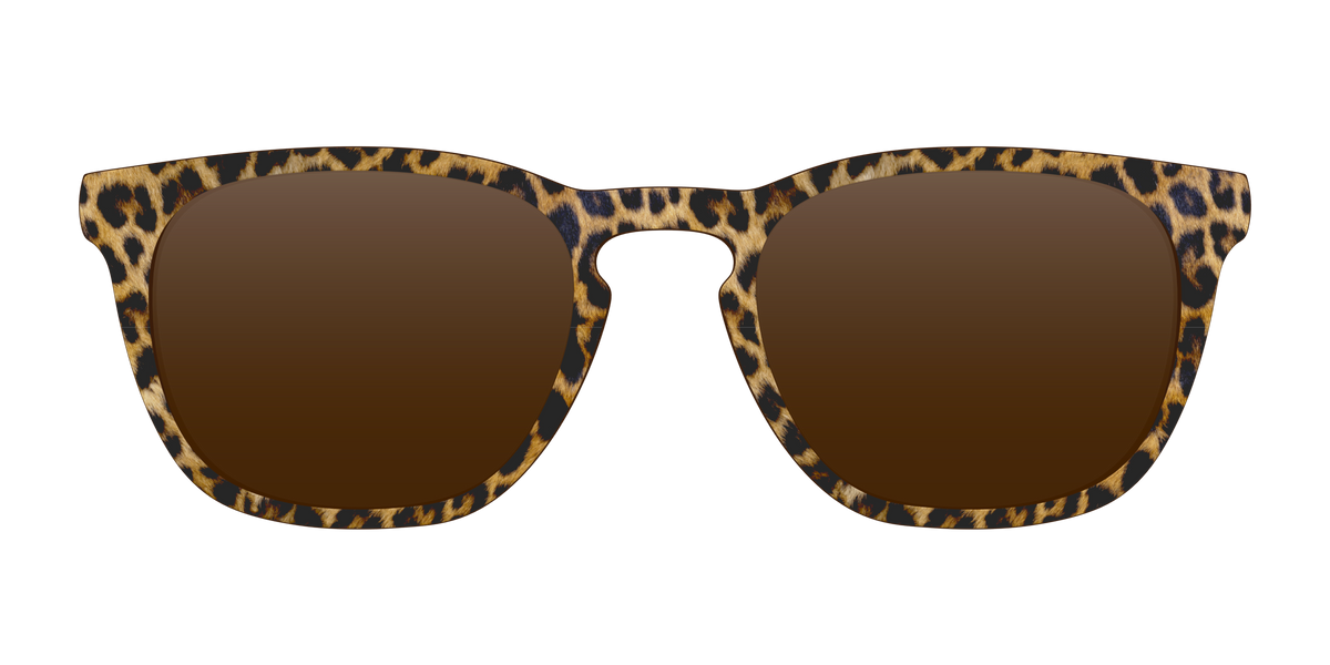 The Polarized Cheetah Spots Sun Top - Front Top Image - Pair Eyewear