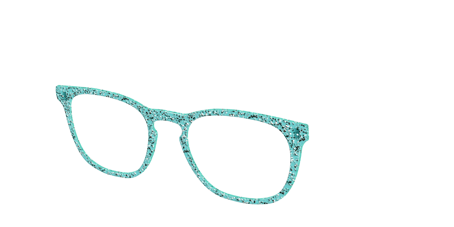 The Mint Sparkle - Angle Top Image - Pair Eyewear