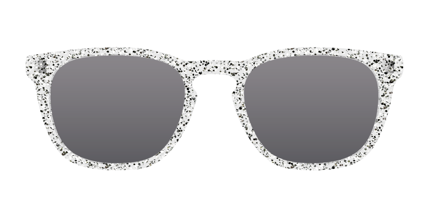 The Polarized Silver Sparkle Sun Top - Front Top Image - Pair Eyewear