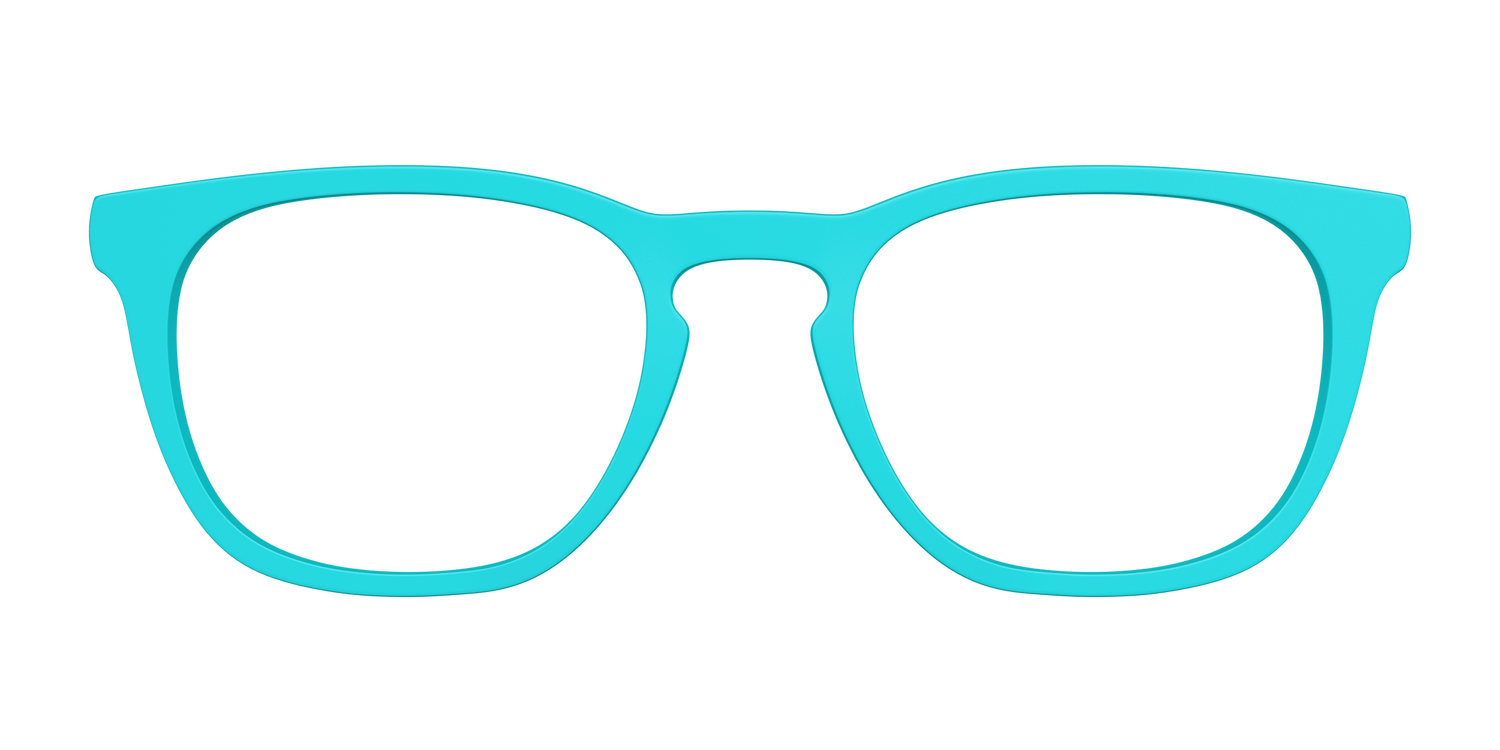 The Turquoise - Front Top Image - Pair Eyewear