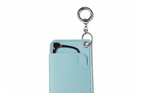 The Top Frame Keychain Case Iris Blue - Secondary Image - Pair Eyewear